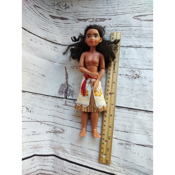 2015 Hasbro MOANA DOLL Disney Hawaiian Girl Action Figure Articulated 10" - Picture 7 of 7